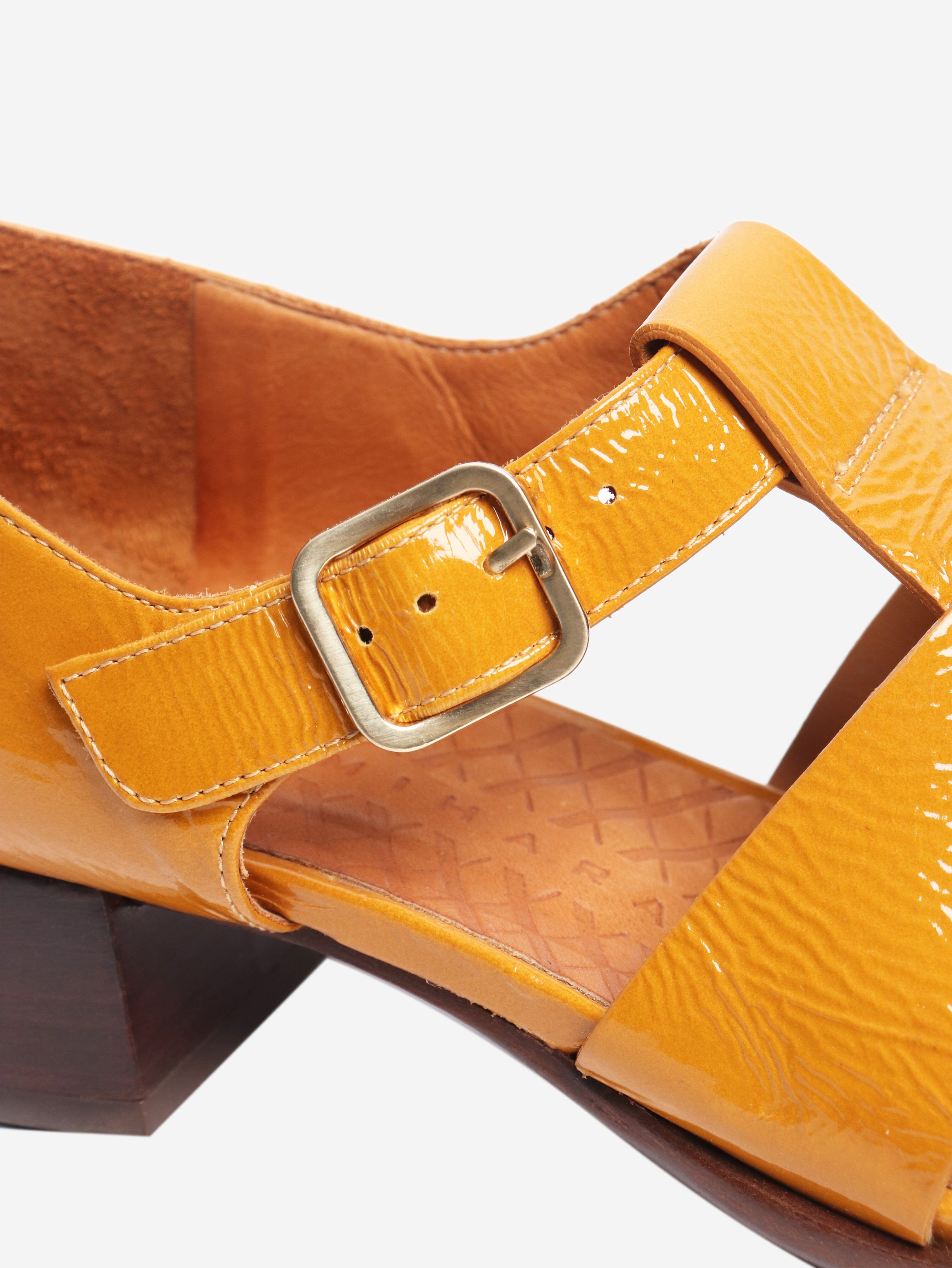 Mustard Sanchis heeled sandals - size EU 40 Heels Chie Mihara 