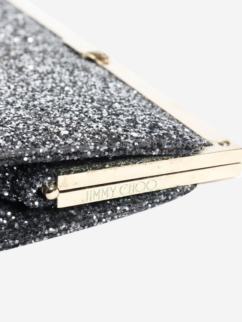 Silver sparkly sequin clutch Clutch bags Jimmy Choo 