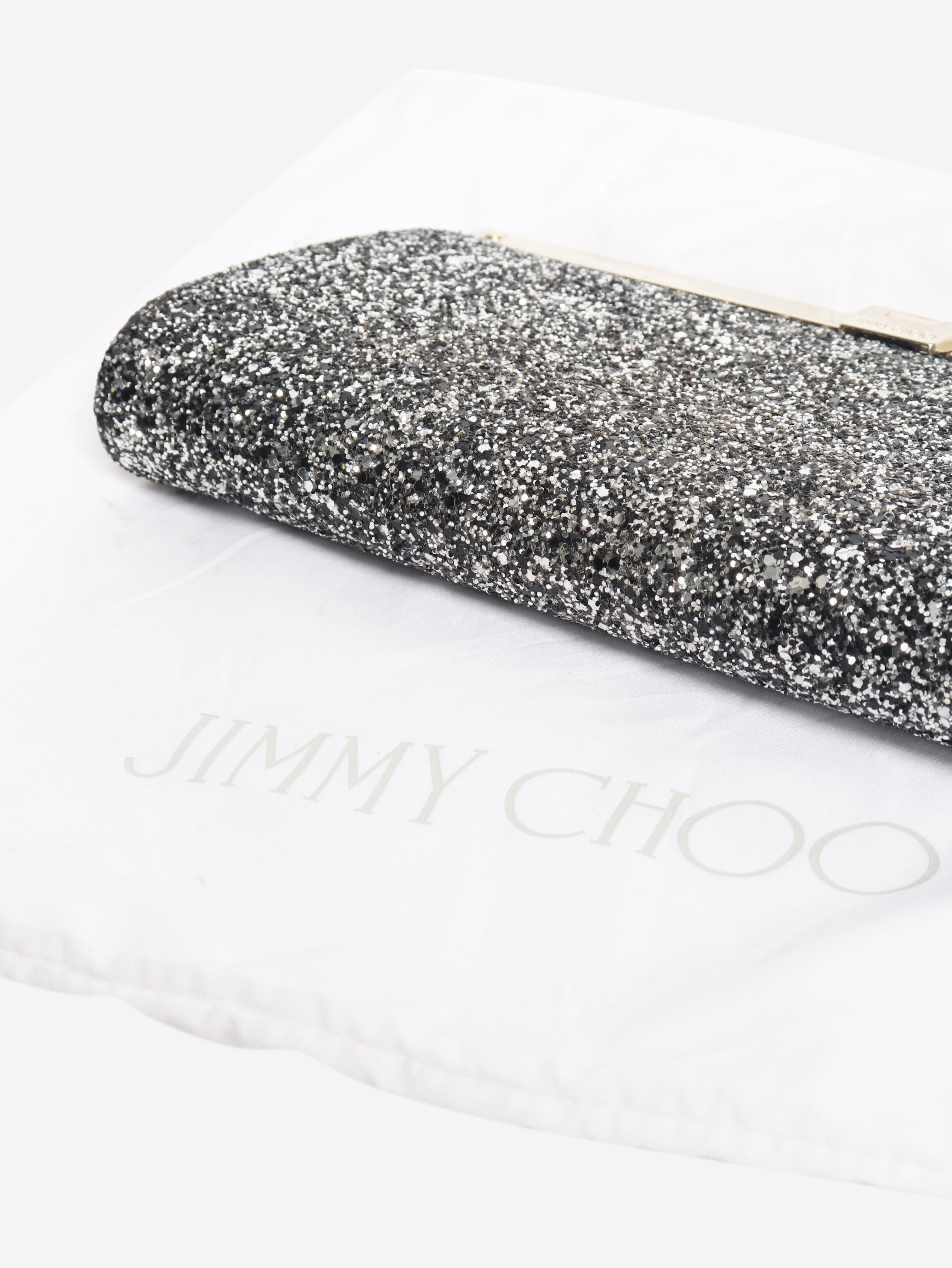 Silver sparkly sequin clutch Clutch bags Jimmy Choo 