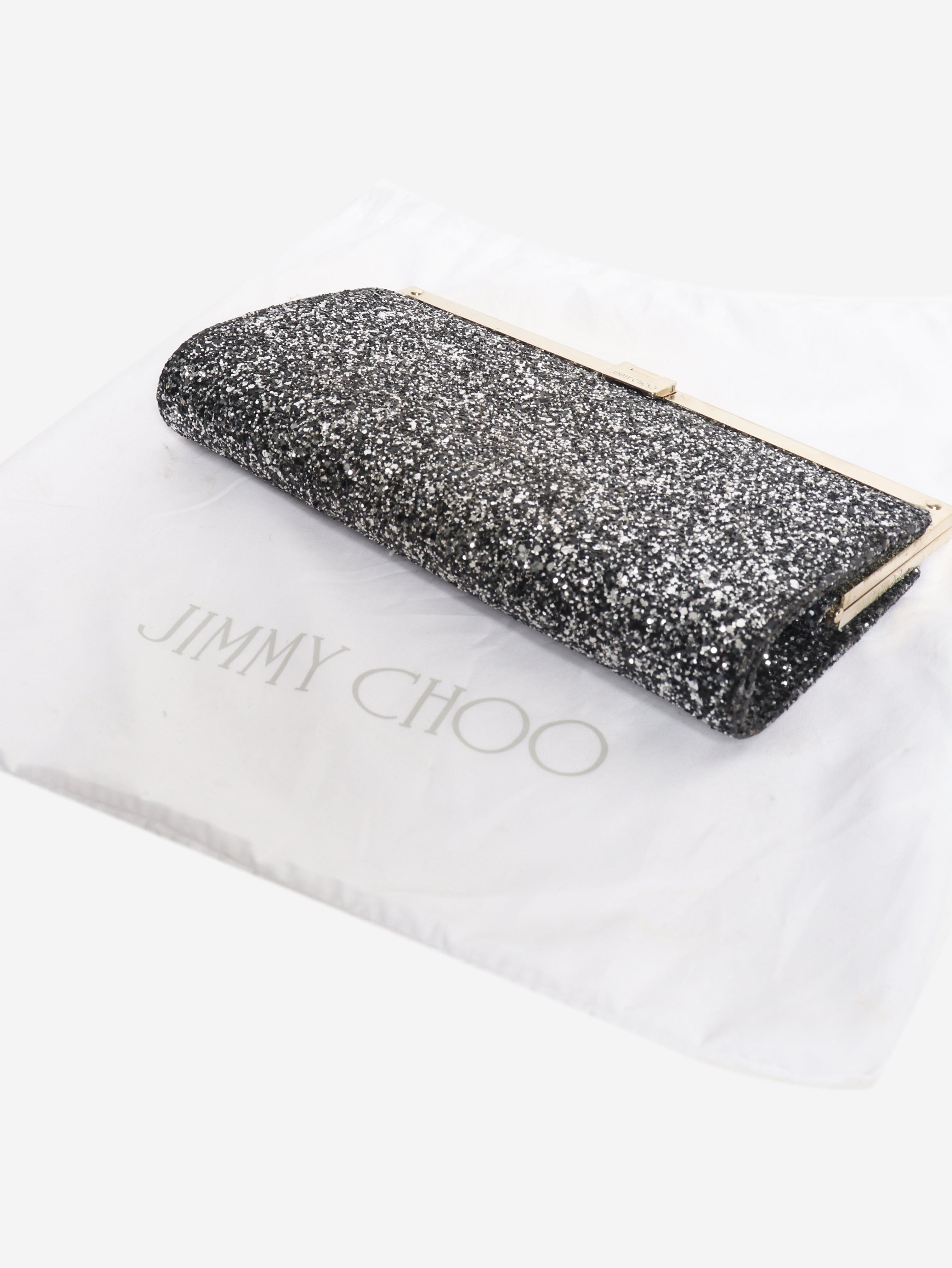 Silver sparkly sequin clutch Clutch bags Jimmy Choo 