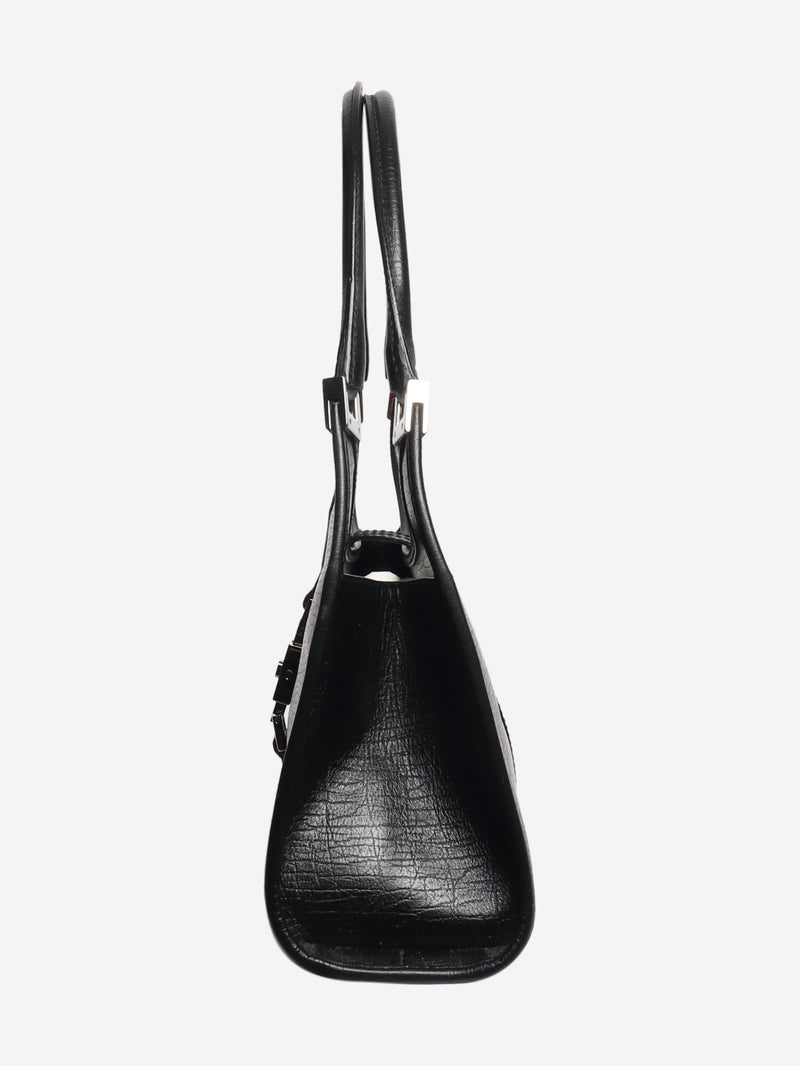 Black vintage Jackie leather hobo bag Top Handle Bags Gucci 