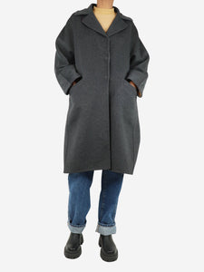 Prada Dark grey cashmere coat - size UK 6