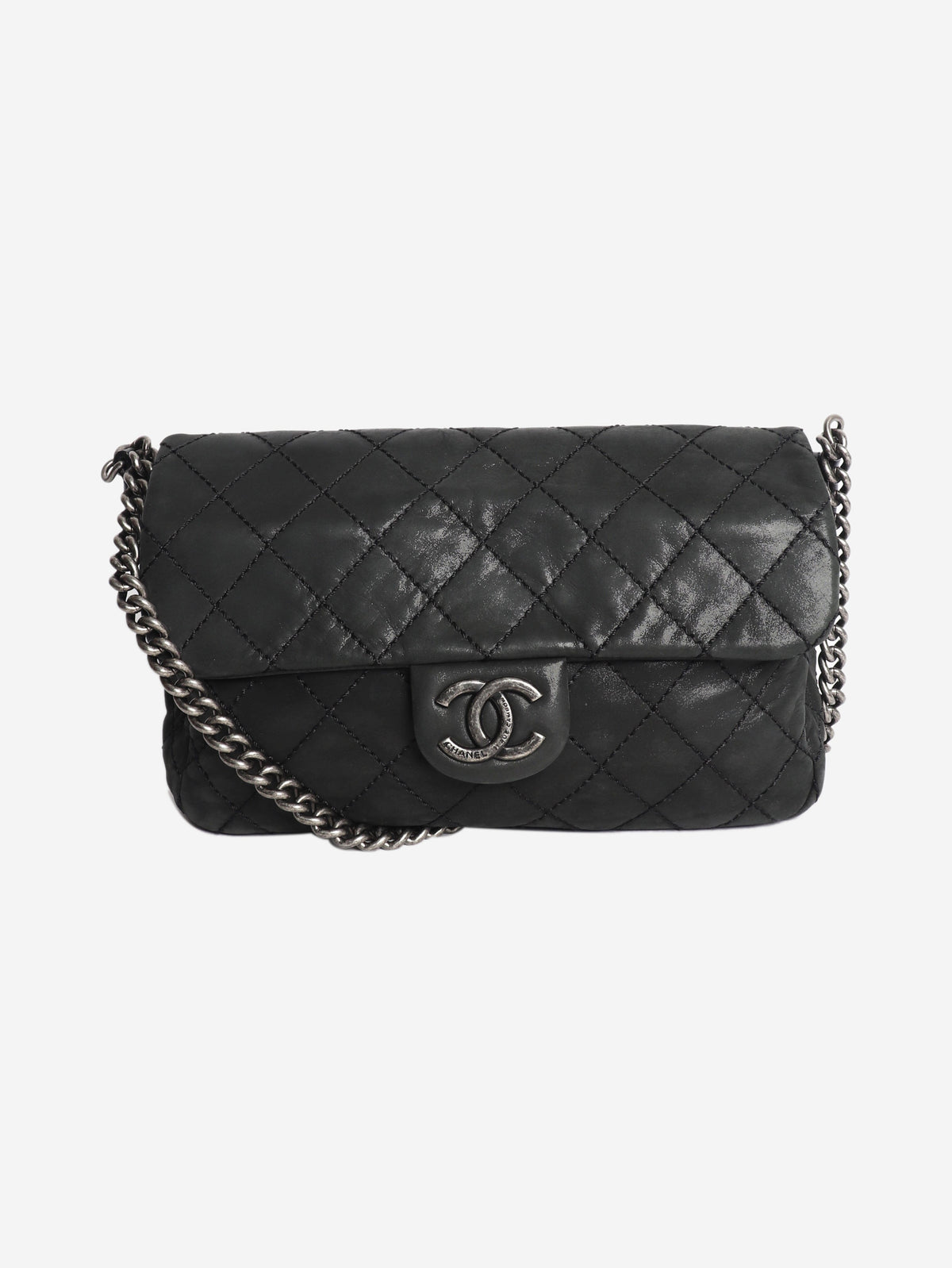 Deep green 2012 lambskin quilted chain shoulder bag Shoulder bags Chanel 