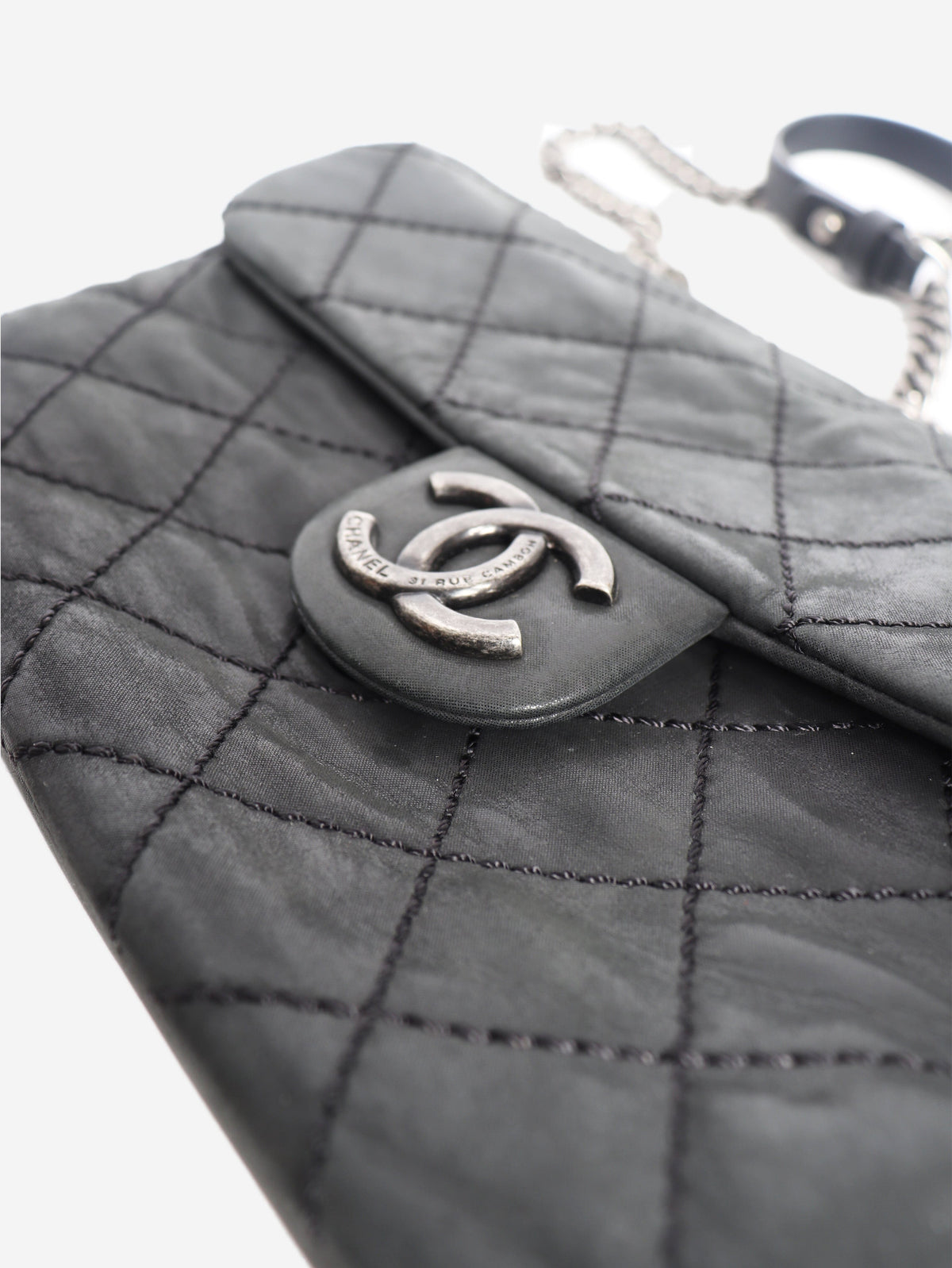Deep green 2012 lambskin quilted chain shoulder bag Shoulder bags Chanel 