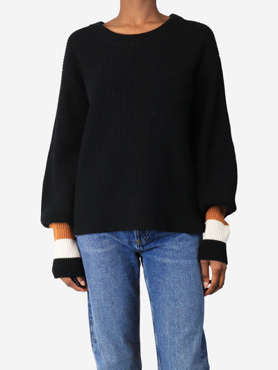 Black ribbed knit wool sweater - size XS Knitwear A.L.C. 