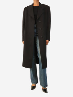 Black single-breasted coat - size UK 8 Coats & Jackets The Row 