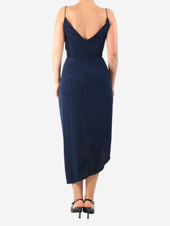 Navy silk midi dress - size UK 10 Dresses Zimmermann 
