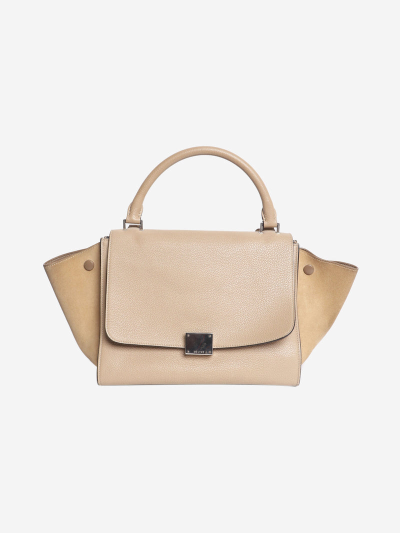 Taupe Trapeze leather shoulder bag Shoulder bags Celine 
