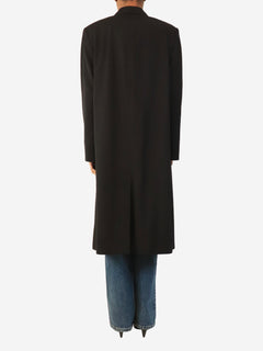 Black single-breasted coat - size UK 8 Coats & Jackets The Row 