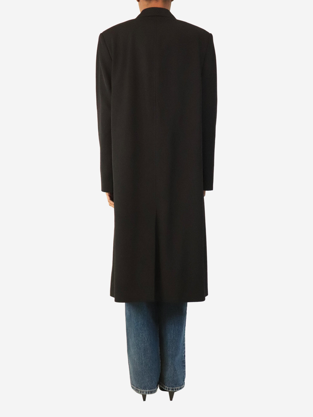 Black single-breasted coat - size UK 8 Coats & Jackets The Row 