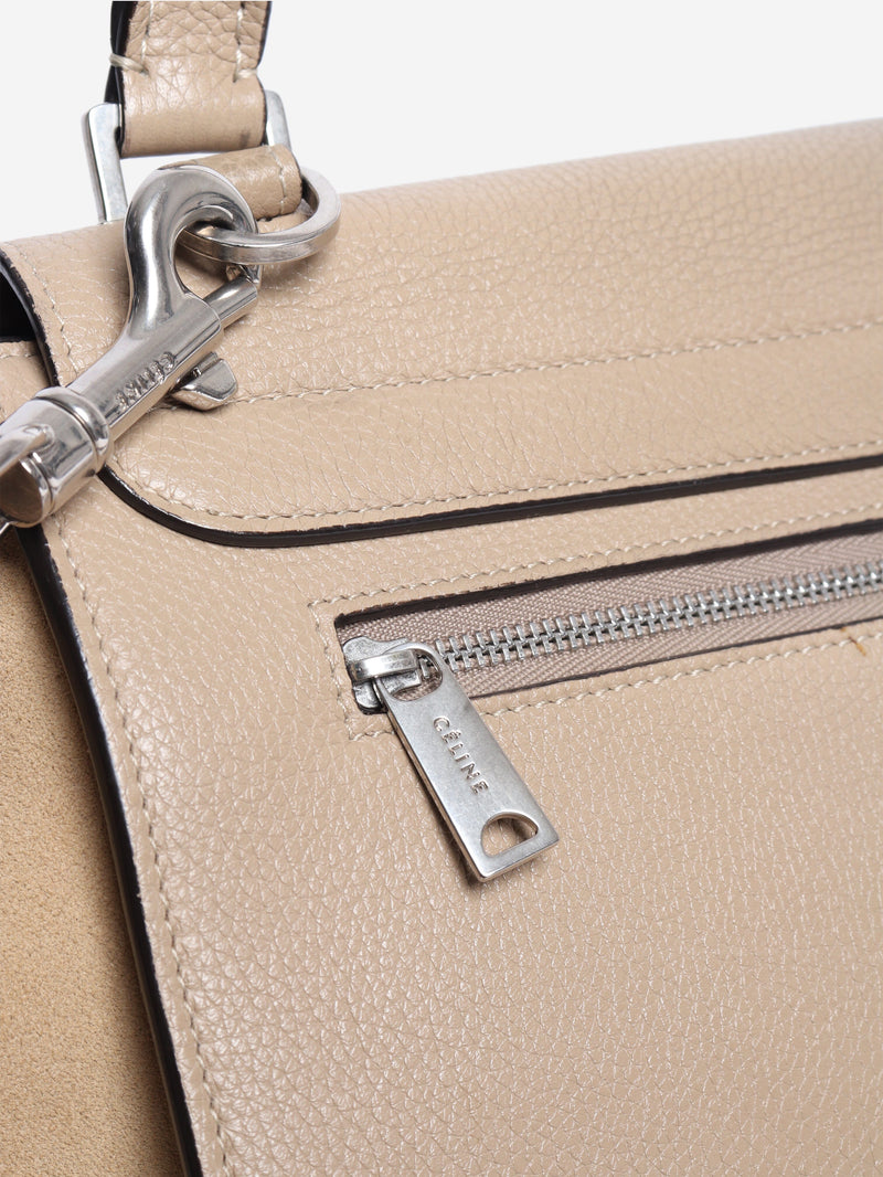 Taupe Trapeze leather shoulder bag Shoulder bags Celine 