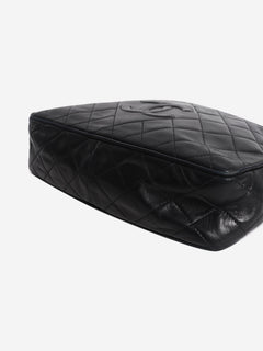 Black vintage 1991 lambskin quilted tassel shoulder bag Shoulder bags Chanel 