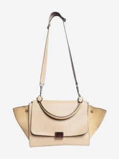 Taupe Trapeze leather shoulder bag Shoulder bags Celine 