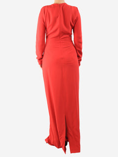 Red draped long dress - size UK 10 Dresses The Row 