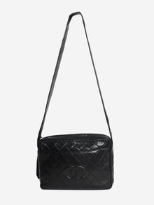 Black vintage 1991 lambskin quilted tassel shoulder bag Shoulder bags Chanel 