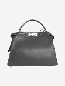 Dark grey Selleria Peekaboo 2way bag Shoulder bags Fendi 