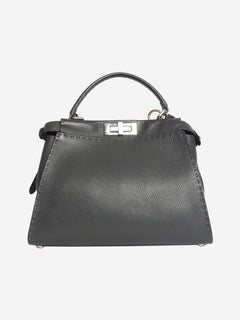 Dark grey Selleria Peekaboo 2way bag Shoulder bags Fendi 