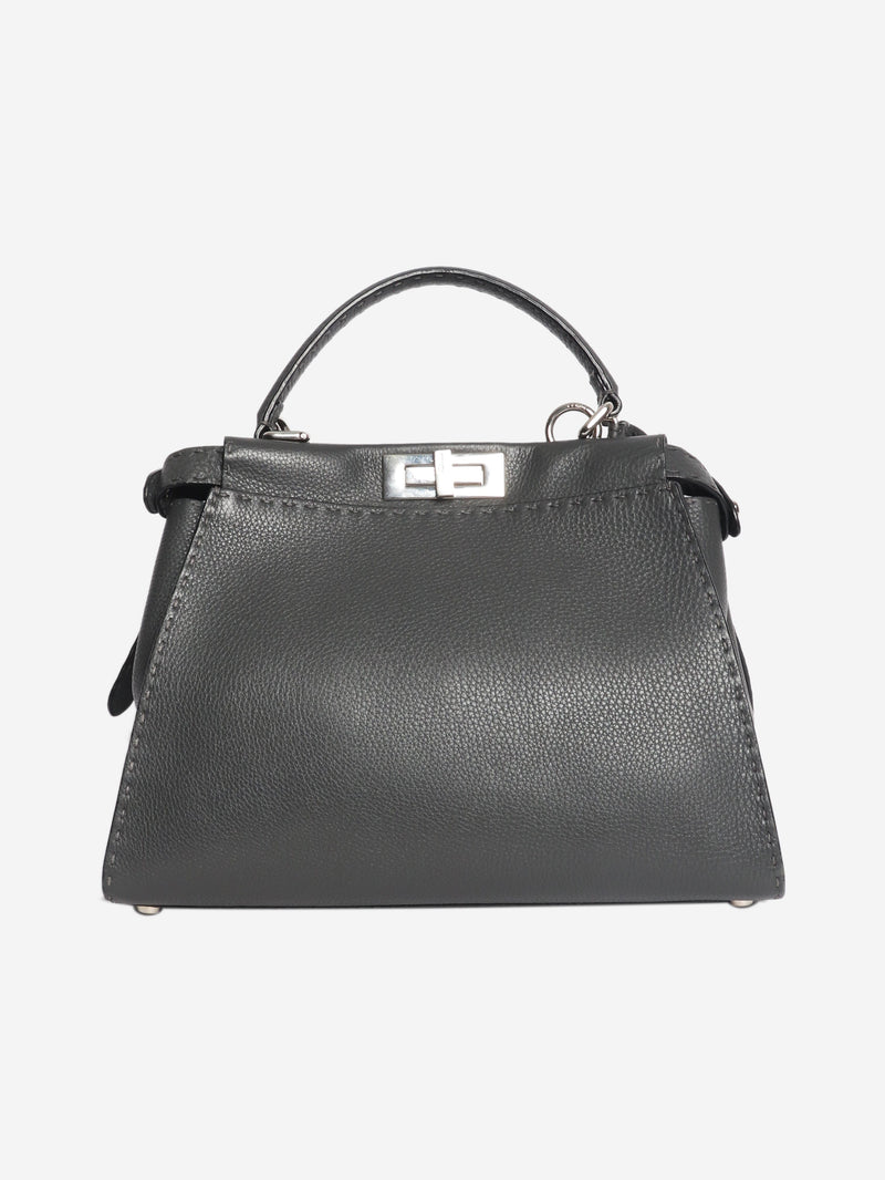 Dark grey Selleria Peekaboo 2way bag Shoulder bags Fendi 