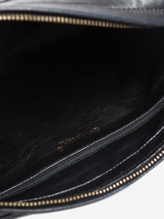 Black vintage 1991 lambskin quilted tassel shoulder bag Shoulder bags Chanel 