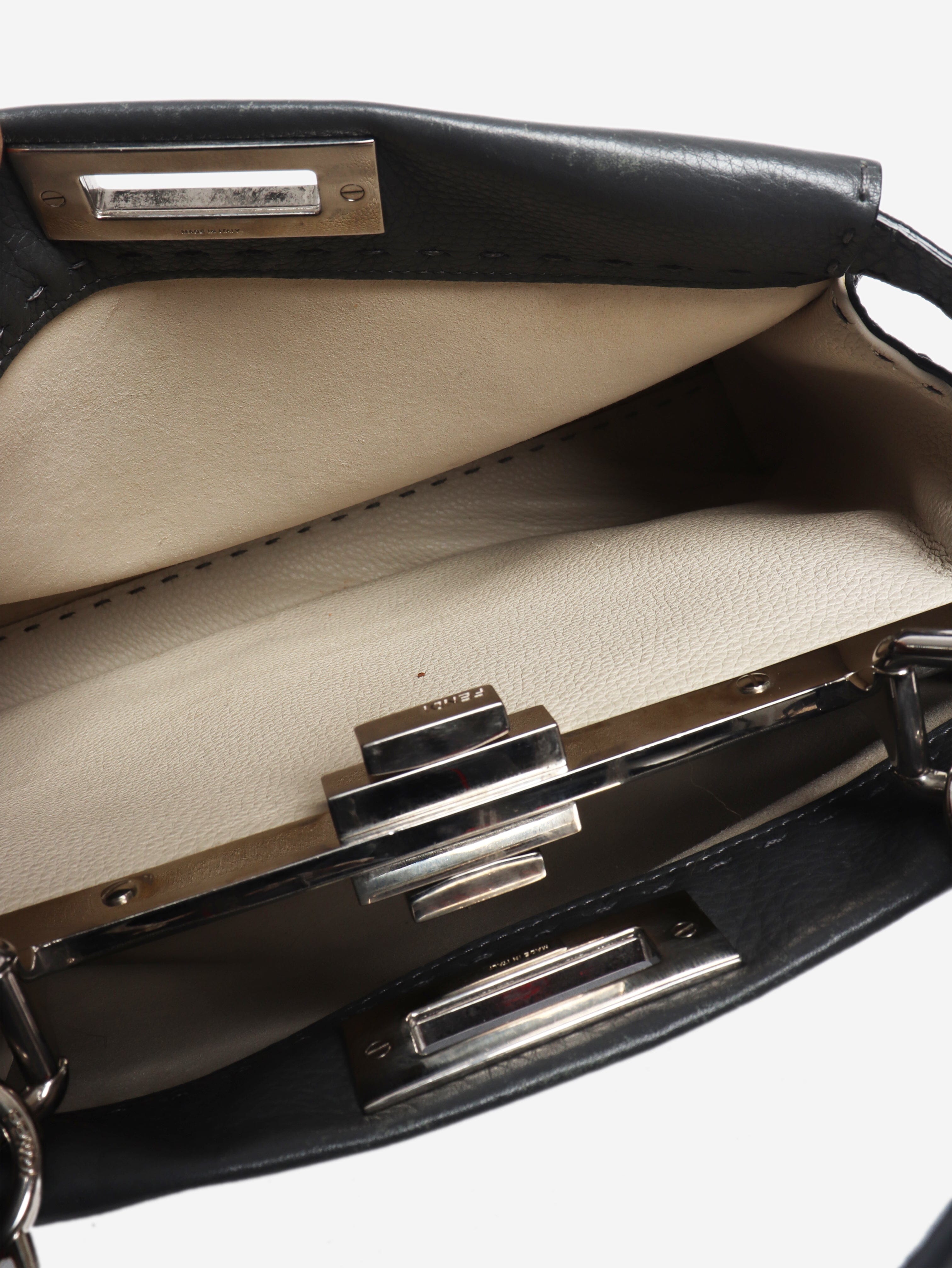 Dark grey Selleria Peekaboo 2way bag Shoulder bags Fendi 