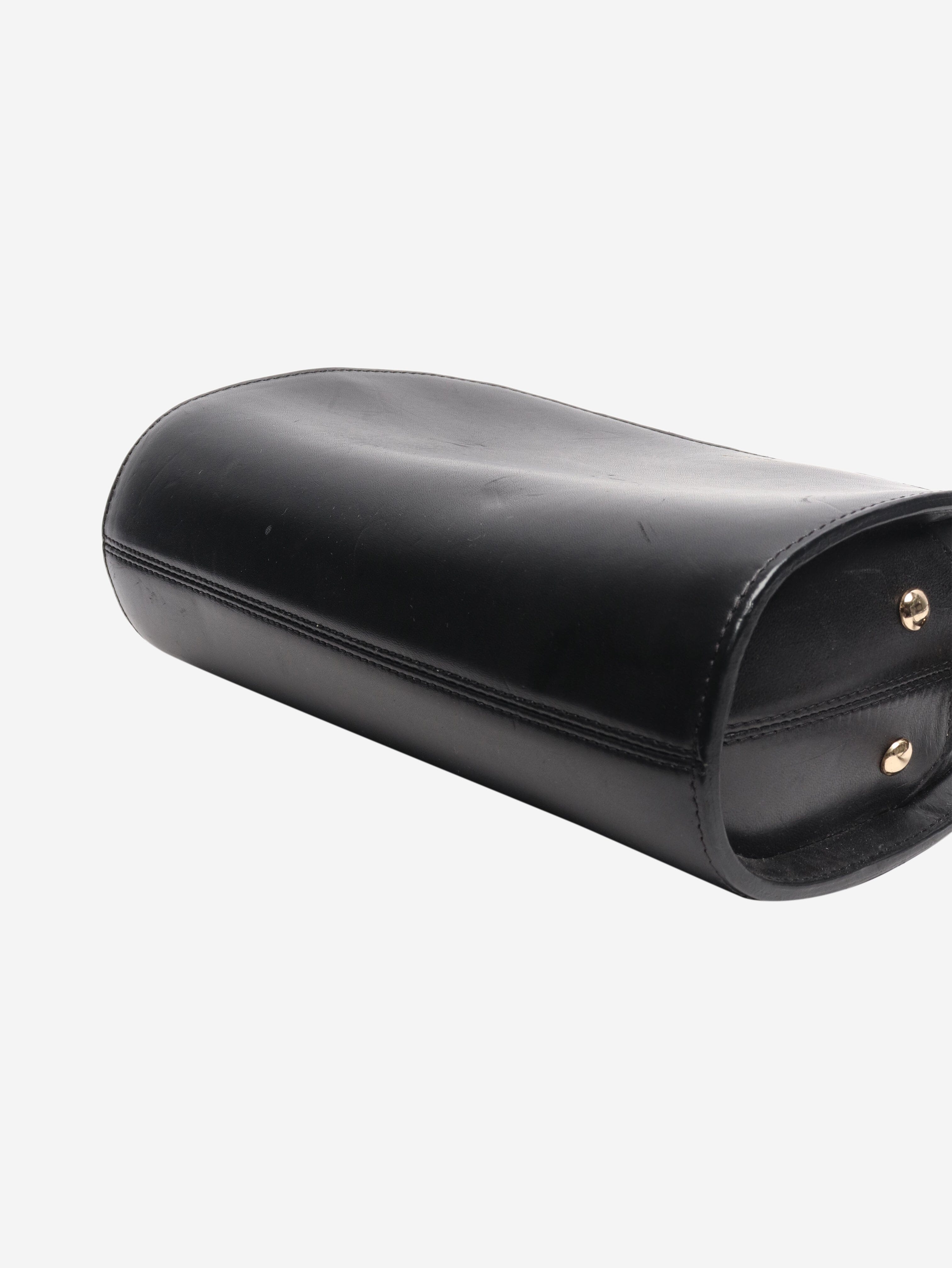 Black Demi-Lune leather shoulder bag Shoulder bags A.P.C. 