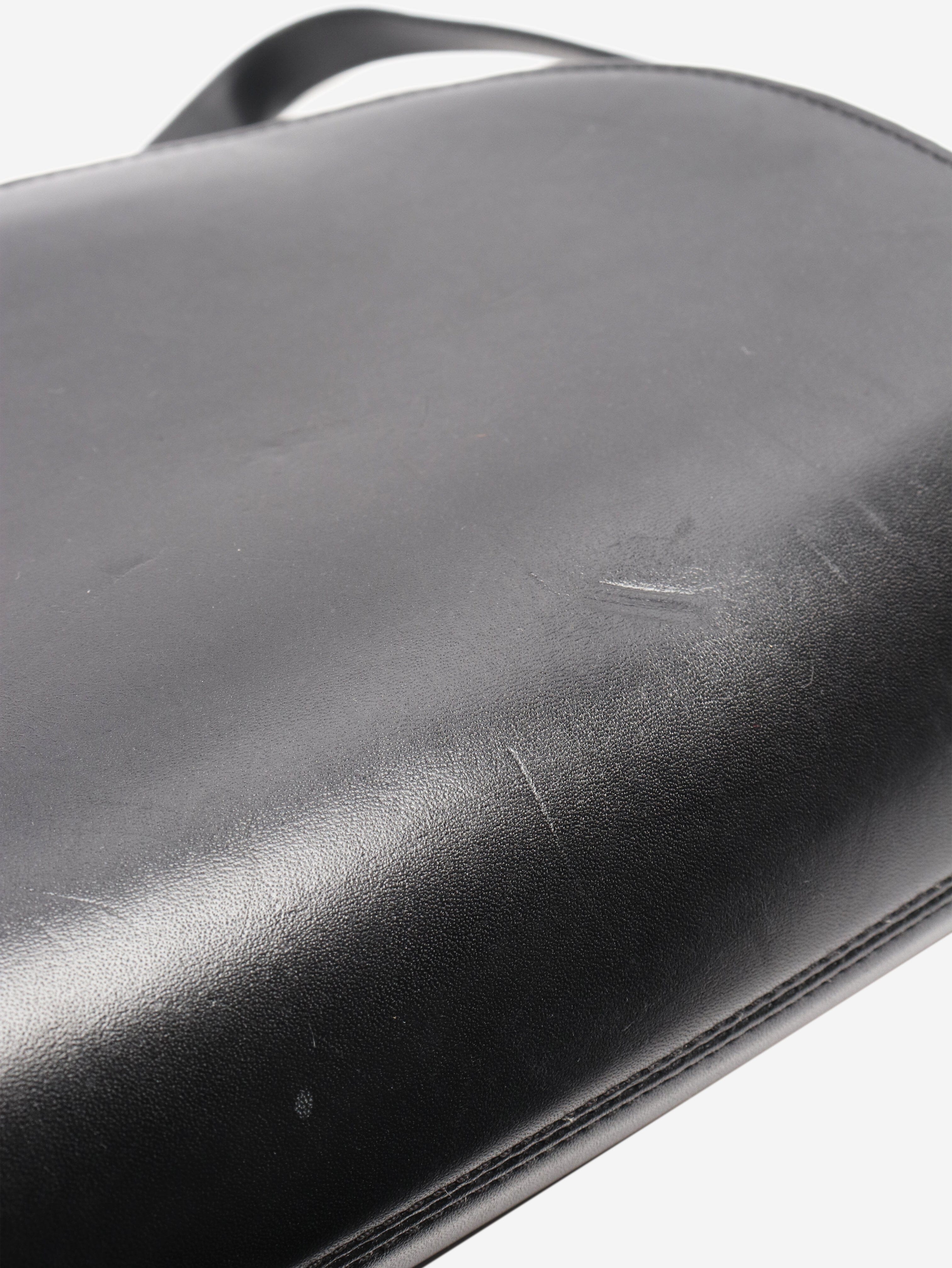 Black Demi-Lune leather shoulder bag Shoulder bags A.P.C. 
