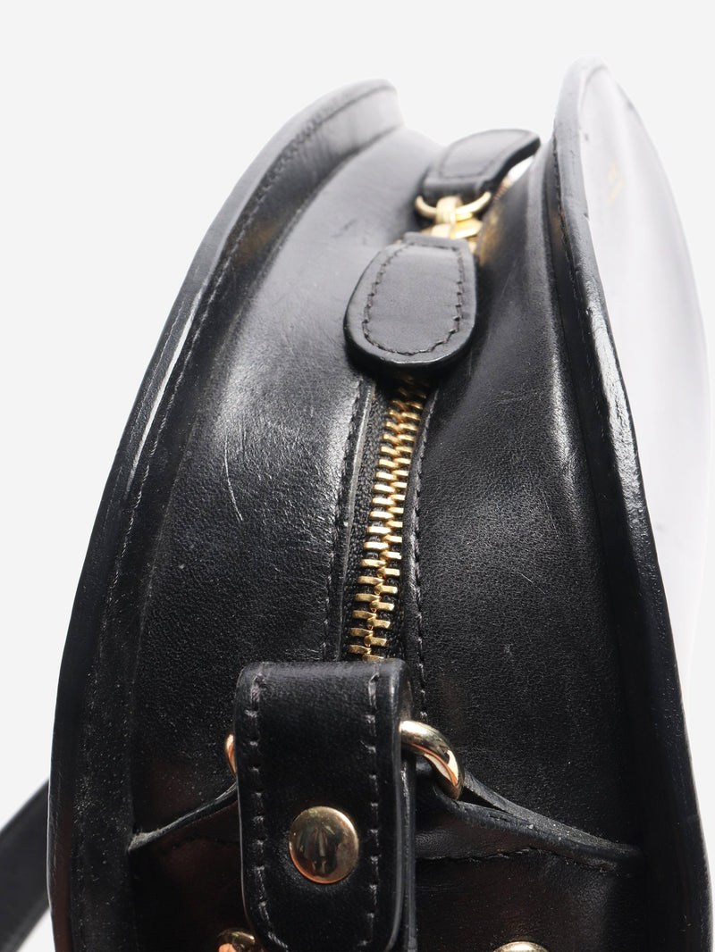 Black Demi-Lune leather shoulder bag Shoulder bags A.P.C. 