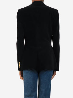 Black velvet blazer - size UK 8 Coats & Jackets Dolce & Gabbana 