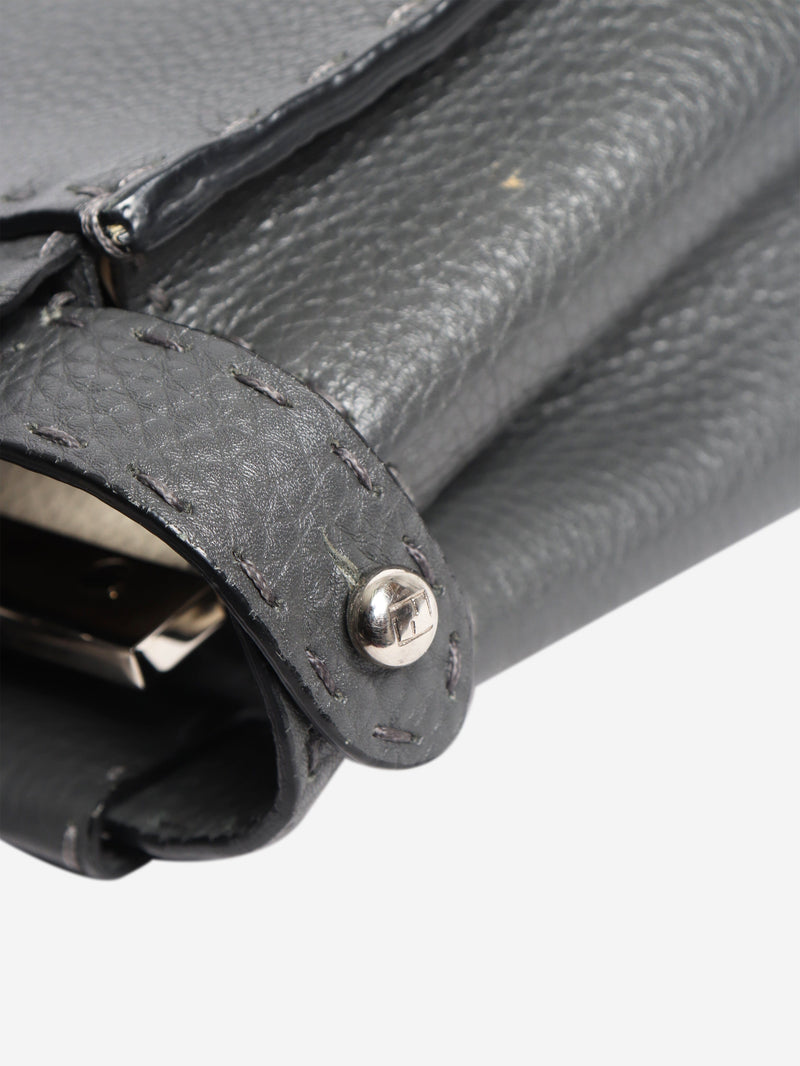 Dark grey Selleria Peekaboo 2way bag Shoulder bags Fendi 