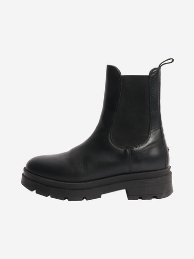 Black leather ankle boots - size EU 40 Boots Anine Bing 