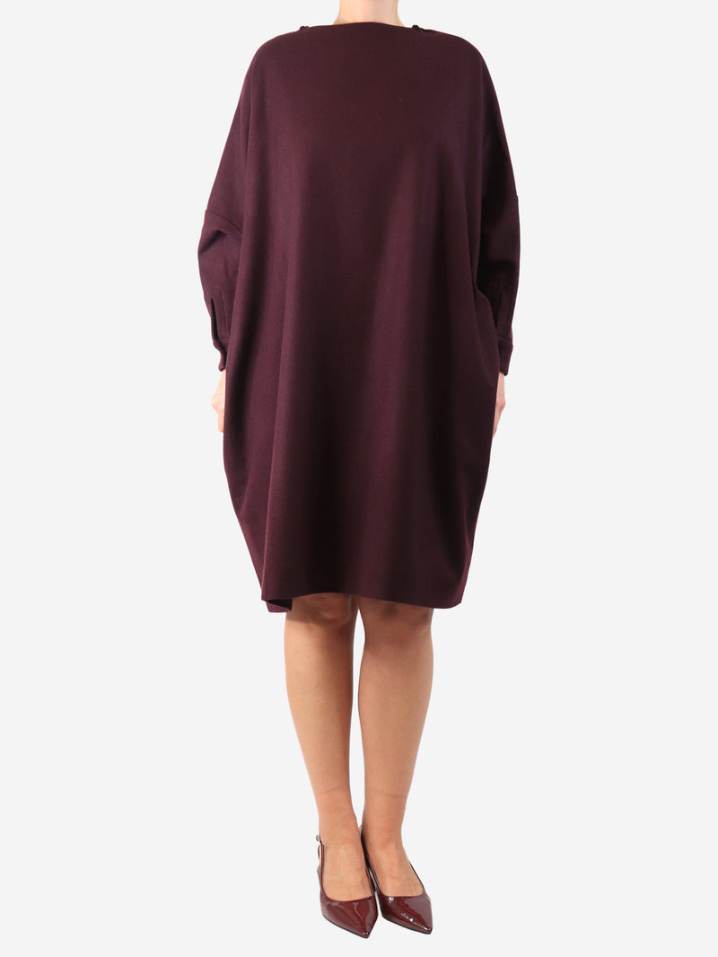 Plum wool midi dress - size Dresses Arts & Science 