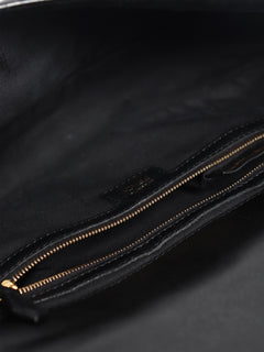 Black leather Baguette bag Cross-body Bags Fendi 