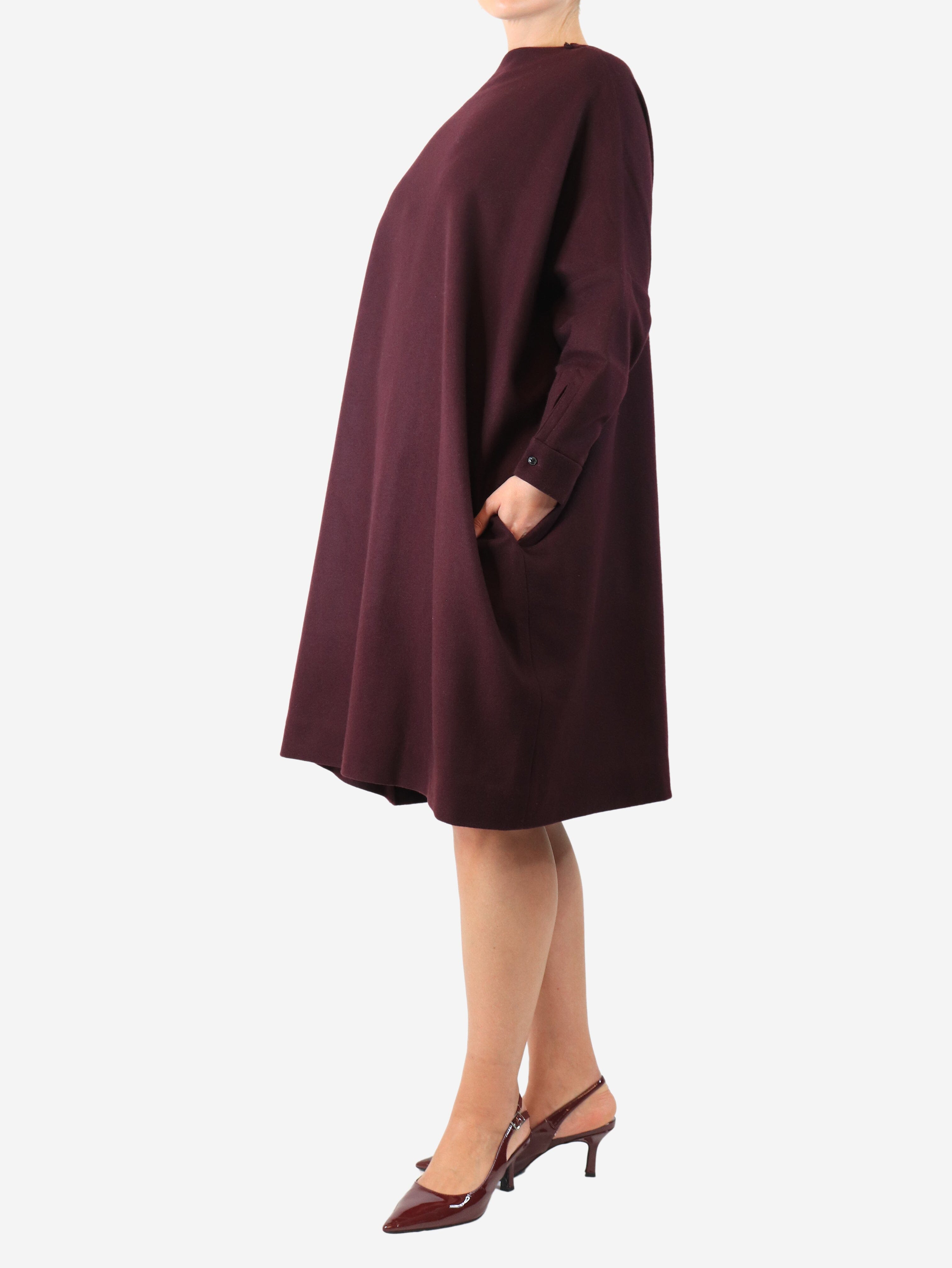 Plum wool midi dress - size Dresses Arts & Science 