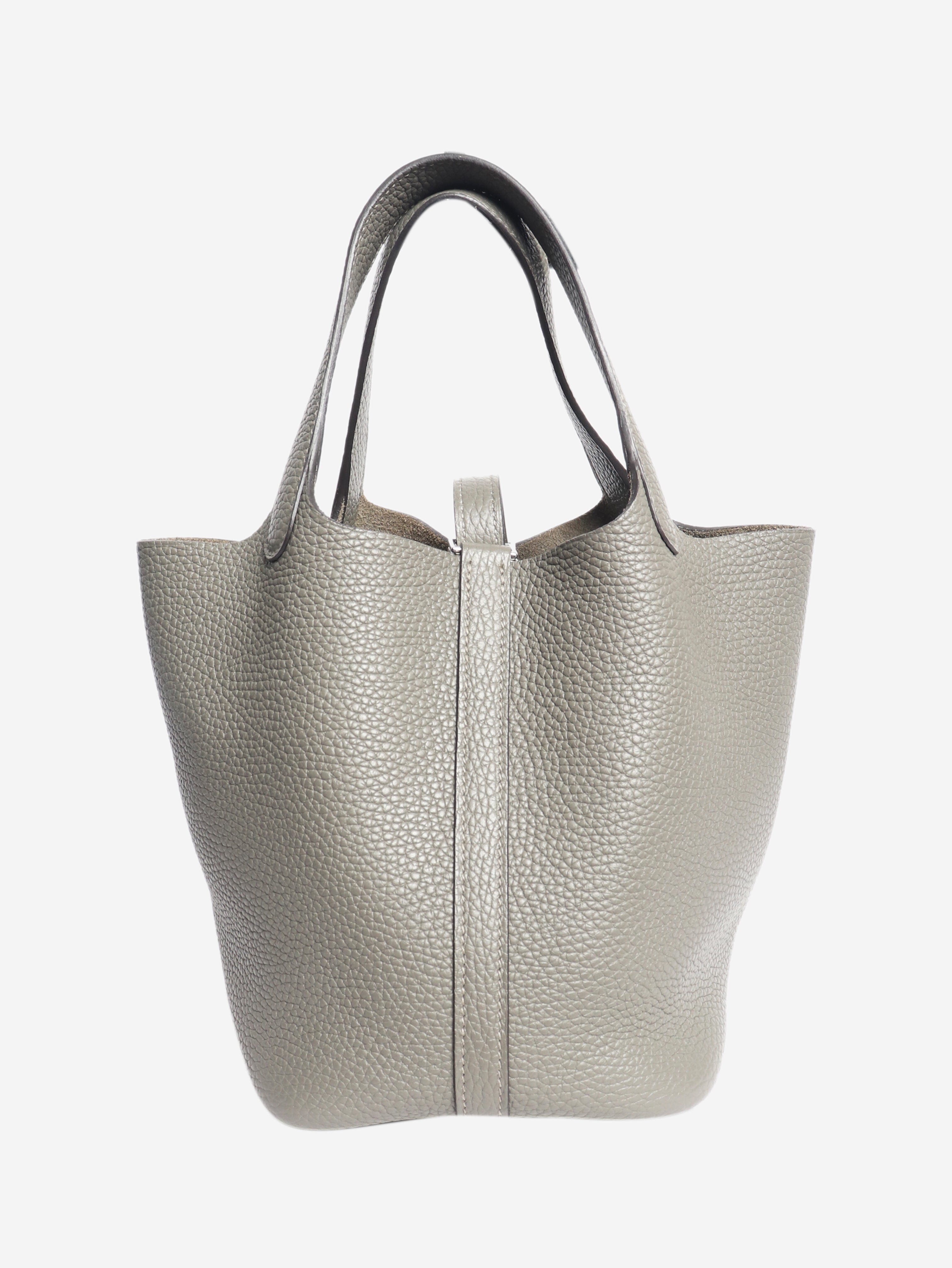 Gris Meyer 2019 Picotin 18 bag Top Handle Bags Hermes 