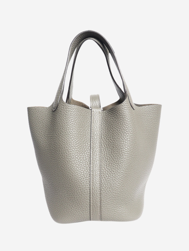 Gris Meyer 2019 Picotin 18 bag Top Handle Bags Hermes 