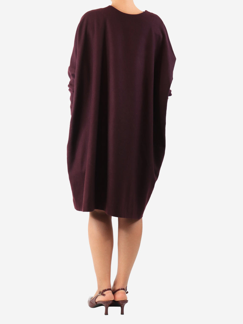 Plum wool midi dress - size Dresses Arts & Science 