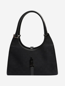 Gucci Black Jackie canvas shoulder bag