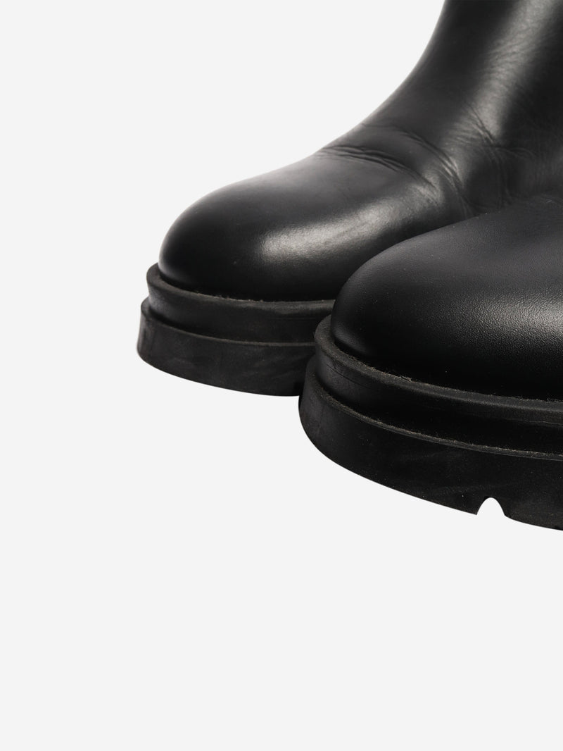 Black leather ankle boots - size EU 40 Boots Anine Bing 