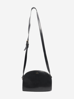 Black Demi-Lune leather shoulder bag Shoulder bags A.P.C. 