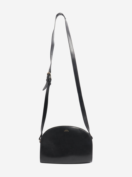 Black Demi-Lune leather shoulder bag alternate image