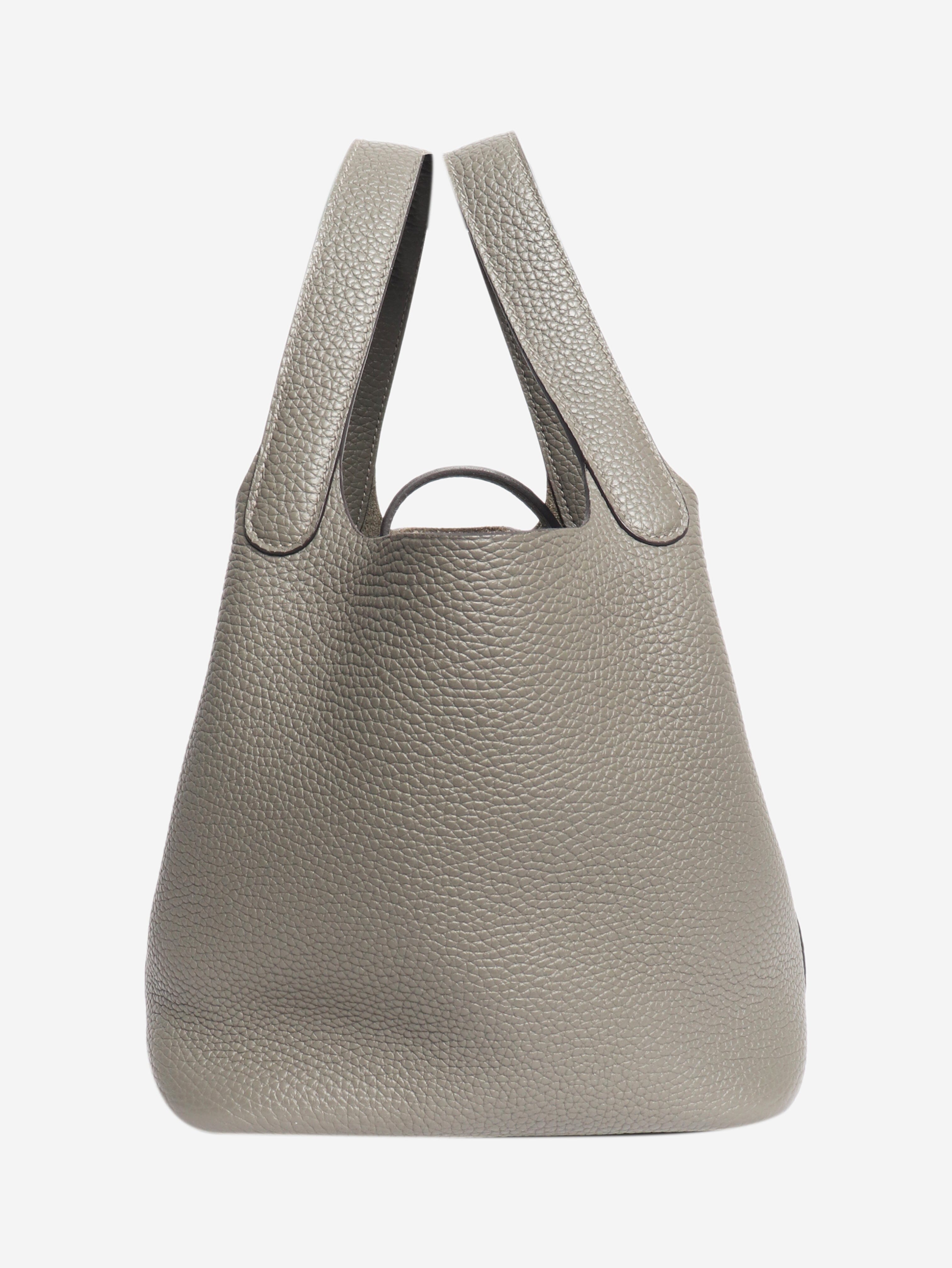 Gris Meyer 2019 Picotin 18 bag Top Handle Bags Hermes 