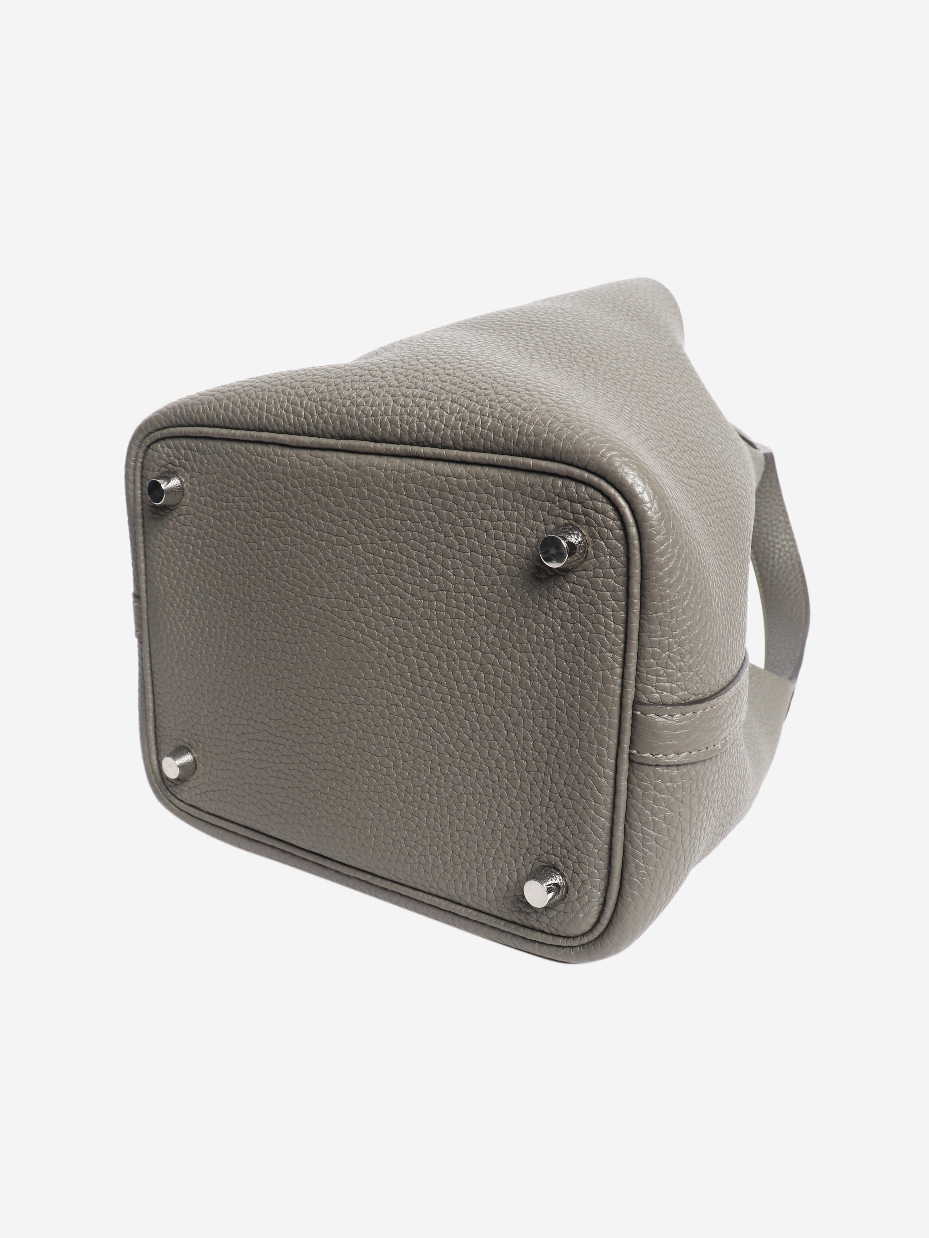 Gris Meyer 2019 Picotin 18 bag Top Handle Bags Hermes 