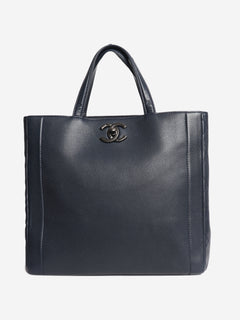 Navy 2014 caviar Executive tote