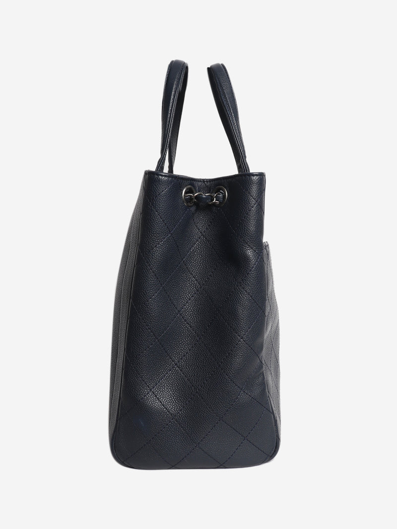 Navy 2014 caviar Executive tote