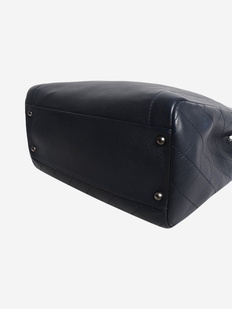 Navy 2014 caviar Executive tote