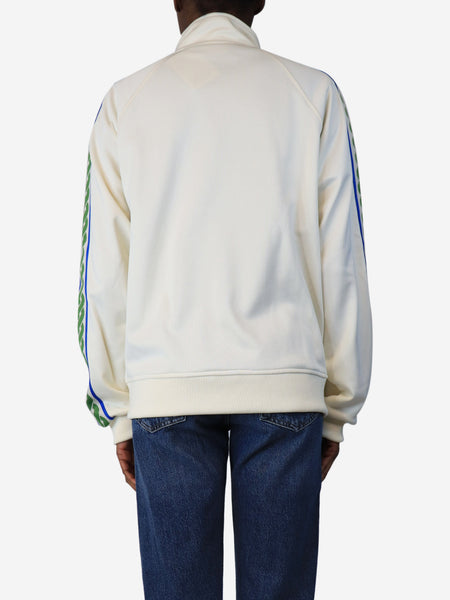 Cream track jacket - size S alternate image