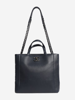 Navy 2014 caviar Executive tote