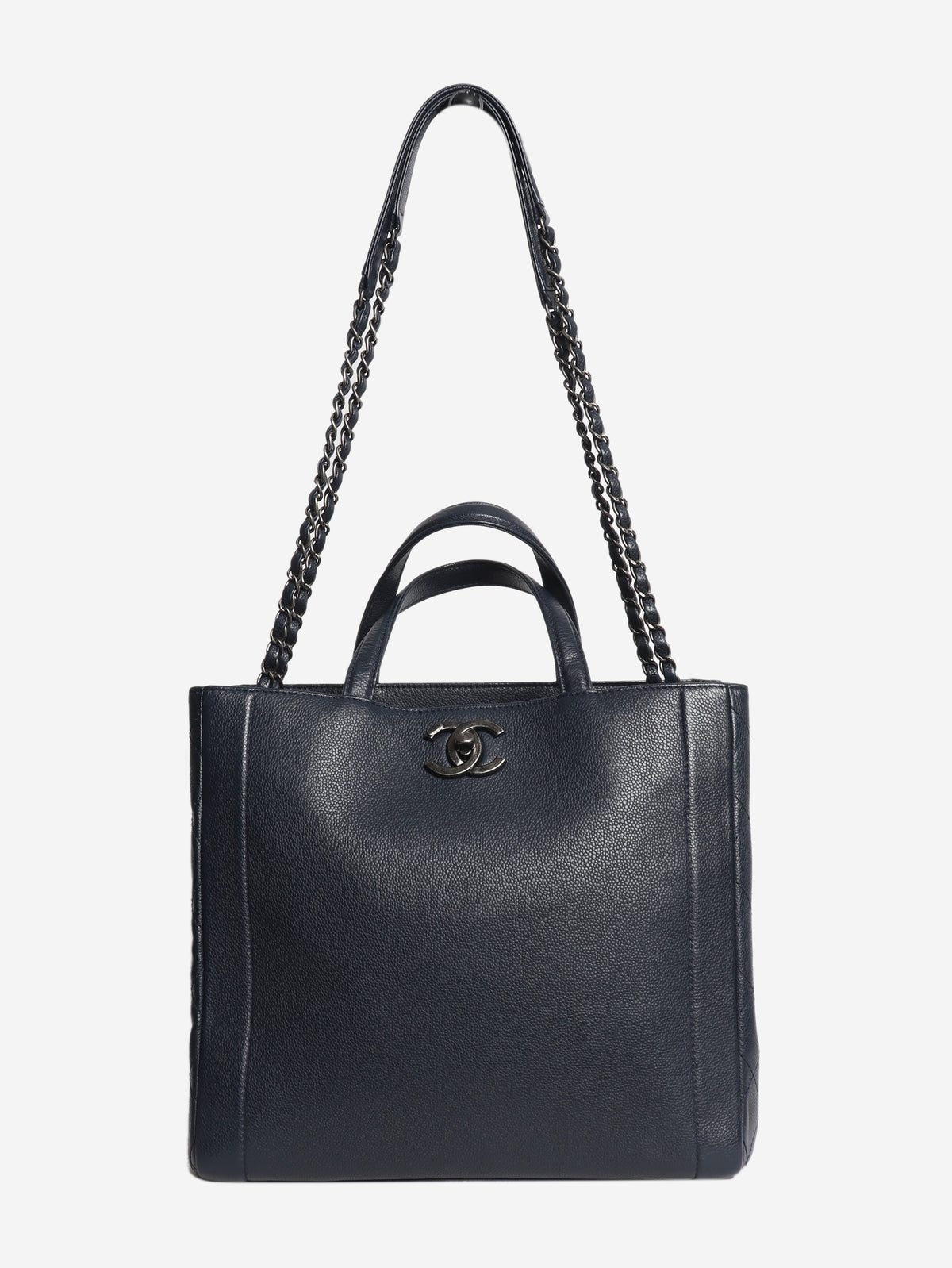 Navy 2014 caviar Executive tote