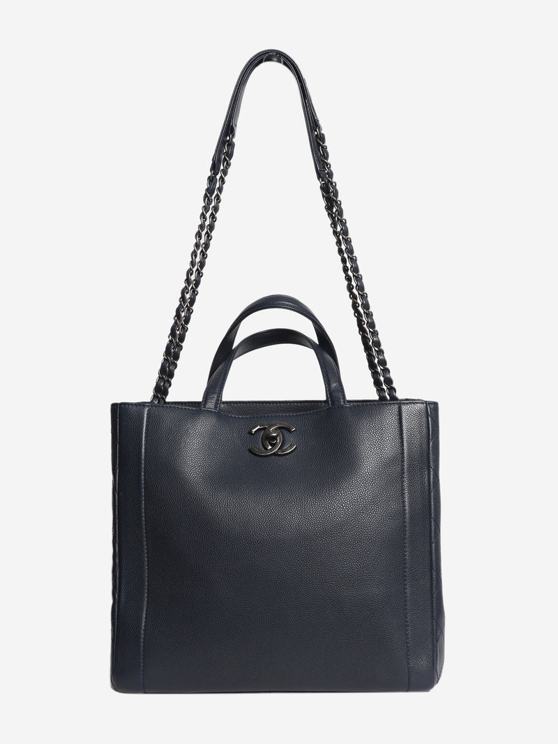 Navy 2014 caviar Executive tote