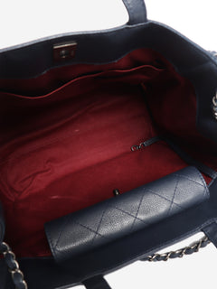 Navy 2014 caviar Executive tote